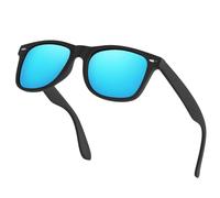 Aullwyr Occhiali da Sole Polarizzati per Uomo e Donna - Design Quadrato Retrò con Protezione UV400 per Guida e Uso Quotidiano