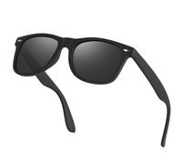 Aullwyr Occhiali da Sole Polarizzati per Uomo e Donna - Design Quadrato Retrò con Protezione UV400 per Guida e Uso Quotidiano