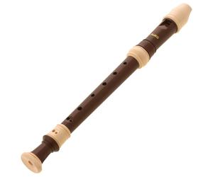 AULOS 105A Baroque Flauto Soprano in 3 pezzi Diteggiatura Barocca con Custodia