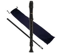AULOS Flauto dolce soprano Aulos Elite 303A (diteggiatura barocca, completo di borsa, tergicristallo e tabella di diteggiatura, resina sintetica), avorio