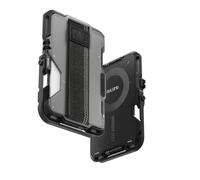 Aulumu G03 Portacarte magnetico trasparente | Portafoglio magnetico compatibile MagSafe | Multifunzione - Supporto/Impugnatura per telefono | Apribottiglie | Carta schermante RFID - Grigio Traslucido