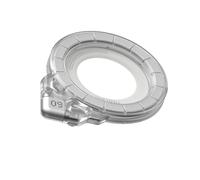 Aulumu G09 Ghost Infinite Anello Magnetico Cellulare per MagSafe Supporto Magnetico Bifacciale 360° Rotazione, Forza 52N Anello Cellulare per iPhone Samsung, PC Trasparente Satinato, Trasparente Ghost