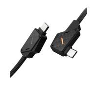 Aulumu M07 240W Cavo USB-C a USB-C 2M in Fibra di Carbonio Cavo USB Type-C Ricarica Rapida USB 3.1 Gen2 10 Gbps Video 4K 60Hz Cavo per iPhone 17/16/15 Pro Max, MacBook Pro, NVMe SSD, Galaxy S25 Ultra