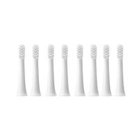AuLYn 8 Pezzi for testine di Ricambio T100, ugelli Adatti for spazzolino Elettrico Sonico, setole morbide (Color : 8White)