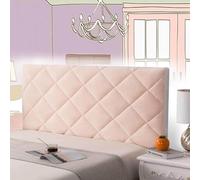 AuMarndi Copri Testiera Letto Matrimoniale Bianco Copri Schienale Letto Singolo Nero Cuscini Testata Letto Una Piazza E Mezza Elastico All-Inclusive Coperchio Testata Letto,rosa-200cm