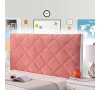 AuMarndi Copri Testiera Letto Singolo Copritestata del Letto Matrimoniale Imbottito Copritestiera Letto Matrimoniale Copertura Fodera per Legno/Ferro/Pelle Copertura Testiera Letto,rosso-220cm