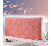 AuMarndi Copritestiera Letto Copertura/Copri Testata Letto Matrimoniale/Singolo Foder Cuscini Testata Letto Una Piazza E Mezza della Testiera Copri Testiera Letto Matrimoniale,rosso-220cm