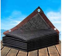 AuMarndi Paralume per piante da giardino, rete ombreggiante con occhielli, rete ombreggiante per piante da serra, rete ombreggiante, per giardino, pergolato, piante, balcone, cortile, nero, 3 x