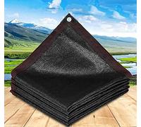 AuMarndi Rete ombreggiante per piante, ombreggiante, in tessuto, multifunzione, resistente, per esterni, per serre, cortili e piante floreali, 3 x 4 m, colore: nero