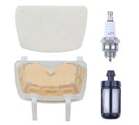 AUMEL Filtro dell'aria per motosega Stihl MS171 MS171C MS181 MS181C MS211 MS211C con filtro benzina, candela di accensione, piastra di filtrazione 11391201602 11391240800 ricambio per motosega