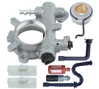 AUMEL Kit di filtri per carburante, pompa dell'olio e ingranaggi a vite senza fine, per motosega Stihl 036, MS360, MS360 Pro 1125 640 3201