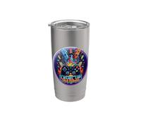 Aumenta di livello la tua passione Gamer Gaming Videogiochi Ragazzi Adolescenti Bicchiere termico in acciaio inox doppia parete
