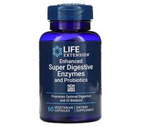 Aumenta Super Enzimi Digestivi Probiotico 60Cps Life Extension Proteasi/Amalyse