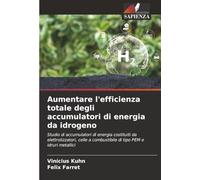 Aumentare l'efficienza totale degli accumulatori di energia da idrogeno: Studio di accumulatori di energia costituiti da elettrolizzatori, celle a combustibile di tipo PEM e idruri metallici
