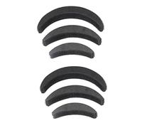Aumento Del Volume Dei Capelli Puff Sponge Pad 6 Pezzi Imbottitura Per Capelli Fai da Te Bump Up Insert Base Up-Do Accessori Per Per Lo Styling Per Le Donne Nero