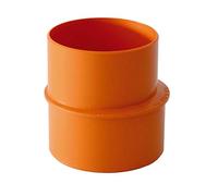 Aumento Eccentrico Pvc Maggiorazione Rosso, Arancio, Acqua Fogna - Varie Misure (ø 40x50 mm)