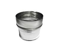 Diankamin AUMENTO INOX PER CANNE FUMARIE Diametro MASCHIO M 80 FEMMINA F 100