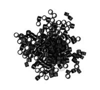 Aumotop 1000 Anelli di Estensione per Capelli in Alluminio Nero Alla Moda 1000 Pezzi Tengono Saldamente i Capelli per Tutti i di Estensioni dei Senza Lasciare Traccia Uso Professionale