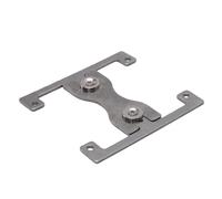 Aumotop 86 Type Electrical Box Fixing Plate, Stainless Steel | Costruzione durevole, antiruggine e resistente all\'usura, riduce le oscillazioni della presa, ideale per la ristrutturazione
