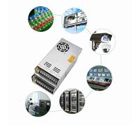 Aumotop Alimentatore CC Affidabile con Interruttore 400 W 60 V S-400-60 6,6 A per L'automazione di Mulini A Schiuma di Router, Illuminazione LED Ad Alta Efficienza Installazione Dell'acqua, Metallo