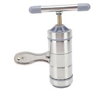 Aumotop Apparecchio per Pasta, Macchina per Pasta Manuale in Acciaio Inossidabile Pressa Pratica Pressa Tagliatelle Durevole Dispositivo Casa Scuola