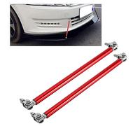 Aumotop Asta di Supporto Ad Alta Resistenza del Puntone della Barra del Labbro Paraurti per la Modifica Dell'auto Materiale in Alluminio Leggero (Rosso)