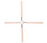 Aumotop Bastoncini Correttori per la Postura della Schiena Design Ergonomico Raddrizza la Schiena Riduci il Dolore per gli Impiegati (Rosa)