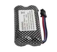 Aumotop Batteria LiPo RC da 7,4 V per Un'alimentazione Duratura e Duratura per Auto Cingolate RC Confezione da 1500 MAh Ai Polimeri di Litio