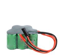 Aumotop Batteria RX Trapezoidale NiMH Durevole da 6 V 1600 MAh per Alimentatore per Caricabatterie Ricevitore Modello RC gli Appassionati di Telecomando (forma del carattere)