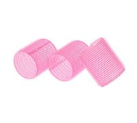 Aumotop Bigodini Bigodini Parrucchiere con Presa Automatica per Riccioli Fai Te e Rimbalzo, Design Senza Perni, 10 Confezioni per Tutti i di Capelli, Materiale ABS (rosa/blu/giallo/rosso) (48 mm)