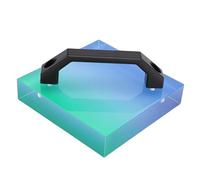 Aumotop Blocco di Raffreddamento Versatile per il Trasferimento di Calore con Maniglia per Progetti Magliette Facili e Veloci, Materiale Acrilico 12 X 12 Cm