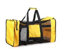 Aumotop Borsa Grande per Attrezzatura in Rete per Sport Acquatici, Tracolla Regolabile, Perfetta lo Snorkeling e il Nuoto, Nylon Antistrappo Giallo (Gialla)
