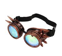 Aumotop Caleidoscopio di Halloween Occhiali Regolabili Trippy (Colore rame)