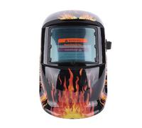 Aumotop Cappuccio per Saldatura Solare con Teschio Casco per Saldatura Oscurante Automatico Protezione del Viso, Ideale Lavori di, Design delle Lenti Ad Alta traslucidità