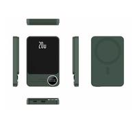 Aumotop Caricabatterie Portatile Wireless a Ricarica Rapida (5000mAH | Display LED con Caricatore Magnetico di Tipo C, 5000mAh, 10000mAh, con Ricarica Doppio Dispositivo per Smartphone Magnetici