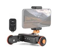 Aumotop Carrello Video con Telecamera Motorizzata, Regolabile in Modo Efficiente per la Registrazione Video Time Lapse/Macro/Angolo Basso, Compatibile con la Maggior Parte degli Smartphone e