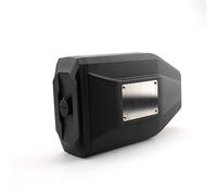 Aumotop Cassetta degli Attrezzi Laterale per Moto, Robusta Borsa per Attrezzi in Acciaio Inossidabile ABS Riporre i Kit di Pronto Soccorso R1200GS LC R1250GS F750GS Nera