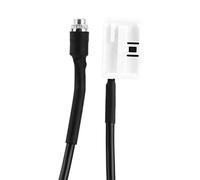 Aumotop Cavo Adattatore Ingresso Audio Ausiliario a 12 Pin per E60 E61 E63 E64, Kit AUX di Alta qualità per, Installazione Semplice, Durevole, Adatto gli Appassionati di Auto