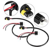 Aumotop Cavo Convertitore Adattatore da H4 a 9006, Efficiente Cavo di Conversione Fendinebbia per Fari in Filo di Rame per Camion Auto, 2 Pezzi