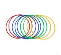 Aumotop Cerchi per Allenamento Sensoriale per Bambini Pensiero Innovativo 10 Pezzi Anelli a Cerchio Attrezzature Esercizi in Materiale Premium Bambini