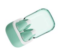 Aumotop Cuffie Wireless con Clamp/Holder per L'orecchio Auricolari Sportivi Leggeri da Indossare Tutto il Giorno con Microfono Cancellazione del Rumore, Verde (Verde)