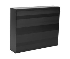 Aumotop Custodia per Progetti in Alluminio Custodia Nera Opaca per Progetti Elettronici Fai-da-te 50x178x220 Mm