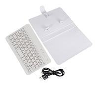 Aumotop Custodia Universale con Tastiera con Supporto, Tastiera Wireless Compatta e Portatile per Telefoni/iOS, Design Folio per Protezione Antigraffio, Ideale i Professionisti Sempre in Movimento