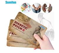 Aumotop Diabetic Patch Cerotti Efficaci per L'ombelico 6 Cerotti Abbassano lo Zucchero nel Sangue per Favorire la Circolazione 9x6 Cm
