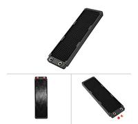 Aumotop Dissipatore di Calore per Radiatore in Rame per un Raffreddamento Ad Acqua Ottimale Nei Computer Dimensioni 15,5 Cm e 27,2 Cm Durevole e Silenzioso (360 mm)