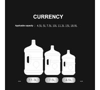 Aumotop Distributore Automatico di Pompa dell'Acqua Elettrica, Interruttore per Bere Bottiglia da Un Gallone, Comodo Controllo Touch, Ricarica USB, Materiale in Silicone Alimentare per Uso Interno