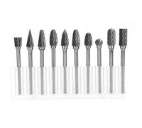 Aumotop Forme Assortite per Frese in Carburo per Intagli e Scanalature Precise, Kit di Frese Incisione in Tungsteno gli Appassionati del Fai da Te