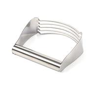 Aumotop Frullatore per Impasti per Pasticceria in Acciaio Inossidabile Cottura Al Forno con Comoda Impugnatura, Taglierina Impasti Durevole e Strumento Miscelatore la Domestica