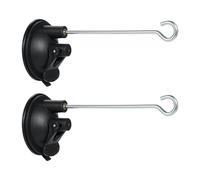 Aumotop Gancio per Campanelli Eolici Confezione da 4 Ganci a Ventosa per Finestra con Potente Aspirazione gli Appassionati di attività All'aperto (2 pacchi)