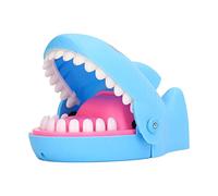 Aumotop Giocattoli per i Denti del Dentista di Squalo Gioco Divertente Interattivo per Bambini e Amici Plastica Ecologica 17 X 11 X 9,5 Cm (Blu)